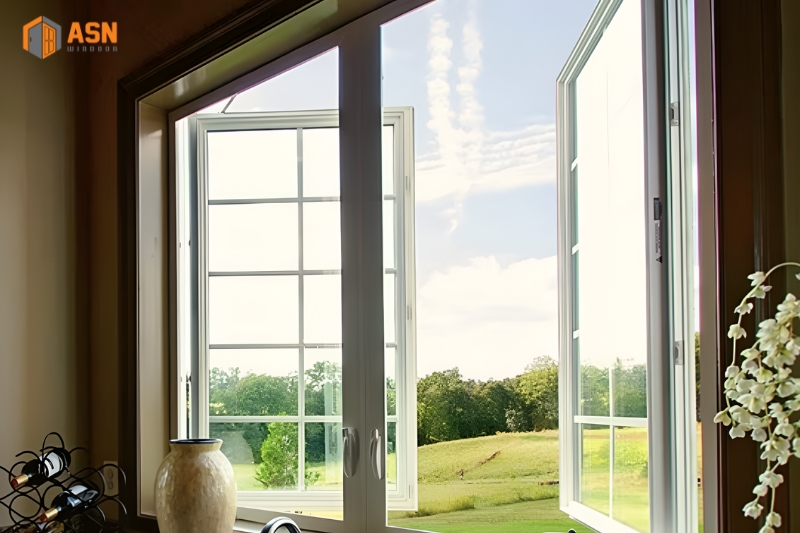 Cửa Sổ Mở Quay 2 Cánh