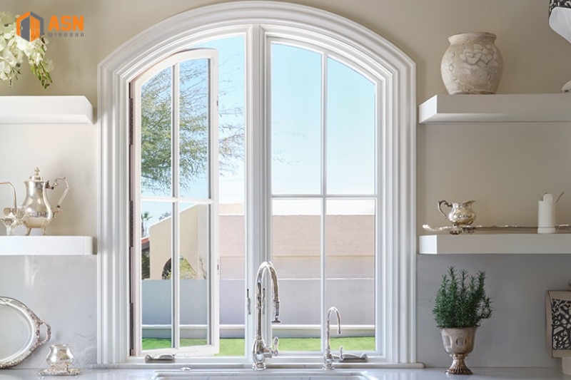 Cửa Sổ Mở Quay 2 Cánh