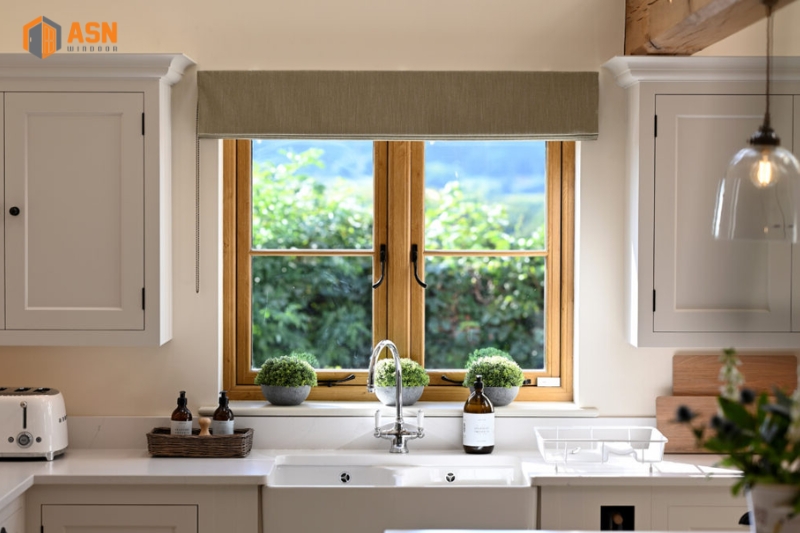 Cửa Sổ Mở Quay 2 Cánh