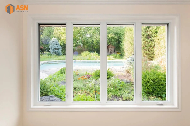 Cửa Sổ Mở Quay 4 Cánh