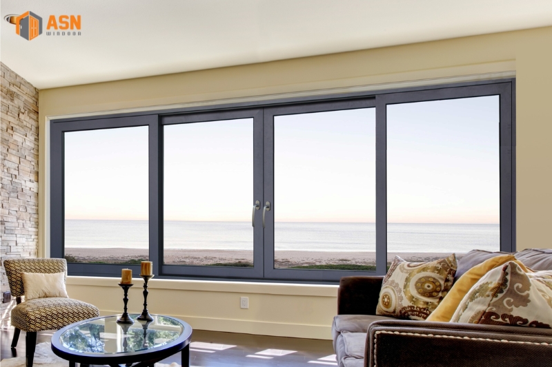 Cửa Sổ Mở Quay 4 Cánh