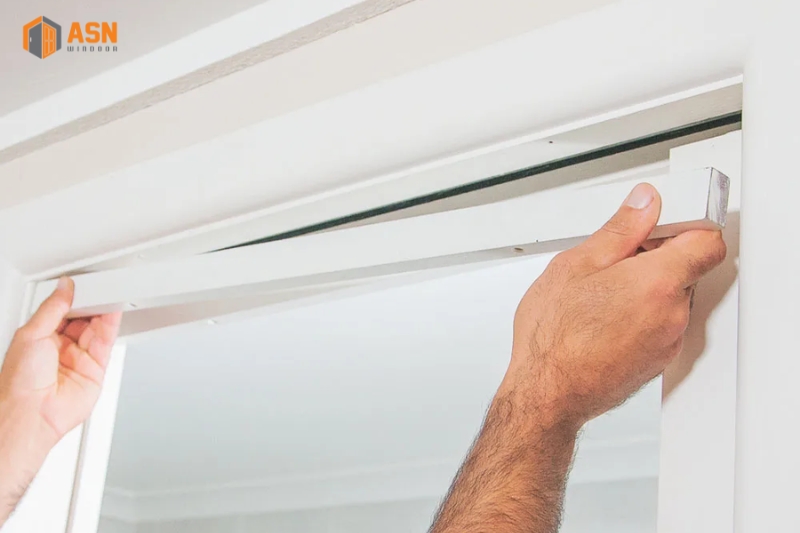 Cách trừ cửa lùa Xingfa hệ 55