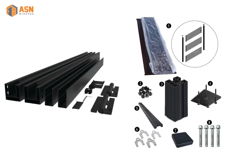 Cửa cổng nhôm Xingfa