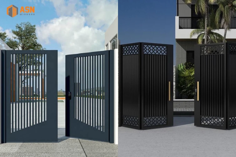 Cửa cổng nhôm Xingfa