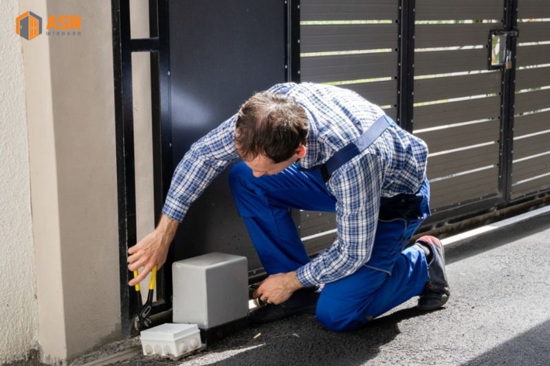 Cửa cổng nhôm Xingfa