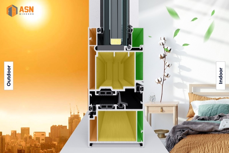 Cửa đi nhôm Xingfa