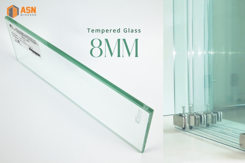 Cửa nhôm Xingfa kính cường lực