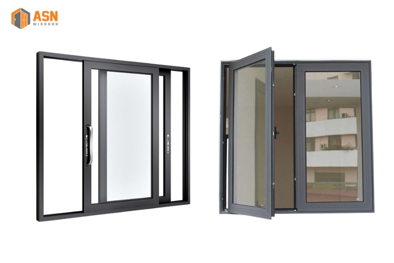 Cửa sổ lùa 2 cánh hệ 55