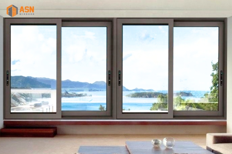 cửa sổ lùa 4 cánh Xingfa