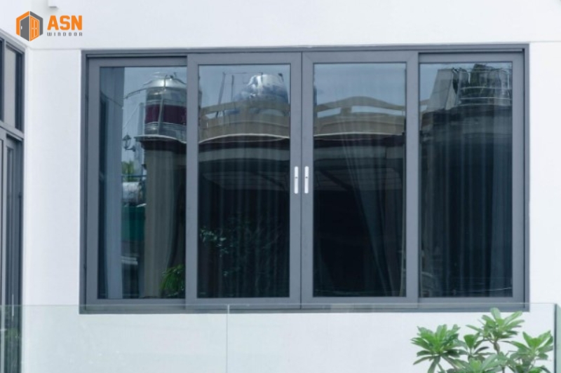 cửa sổ lùa 4 cánh Xingfa