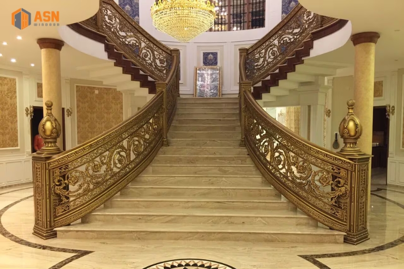 Giá lan can nhôm đúc