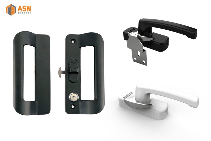 Khóa cửa sổ lùa hệ 55