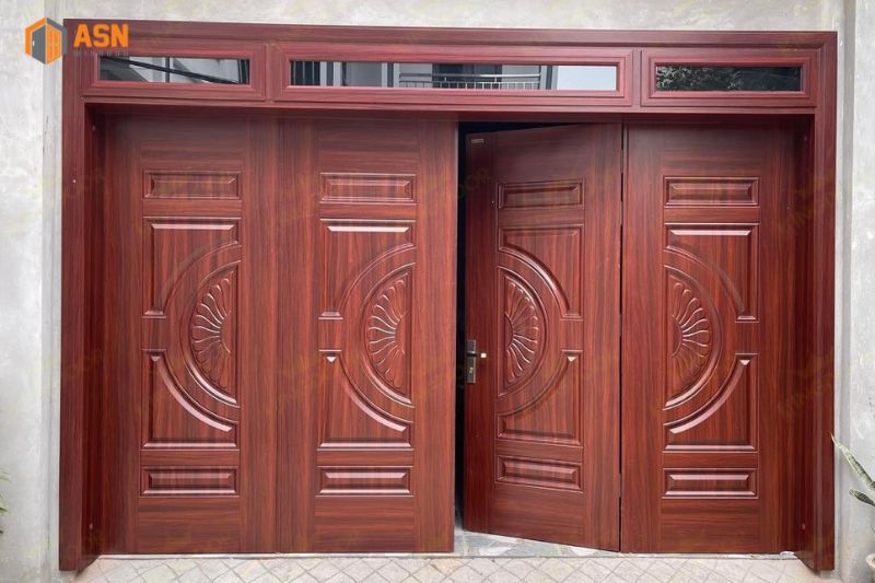 chiều cao cửa chính 4 cánh