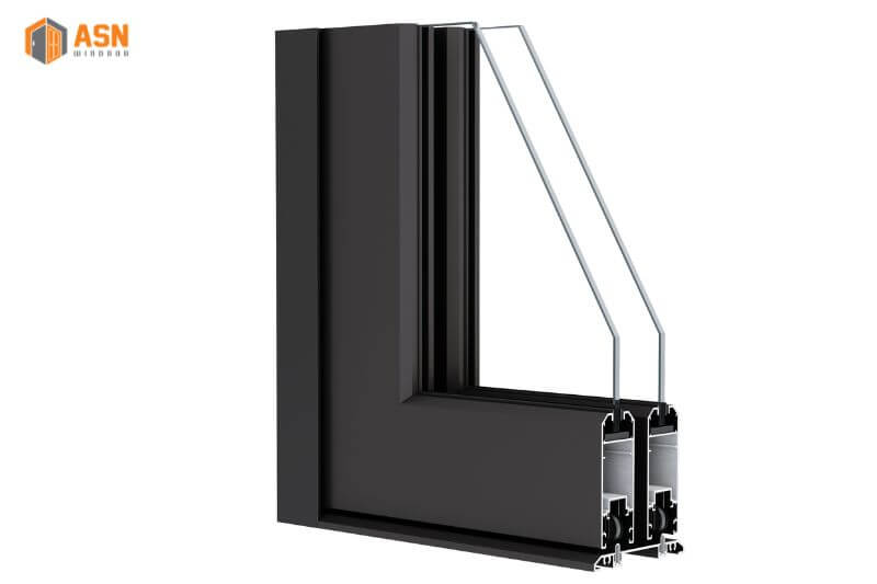 Cửa đi lùa 1 cánh hệ 55