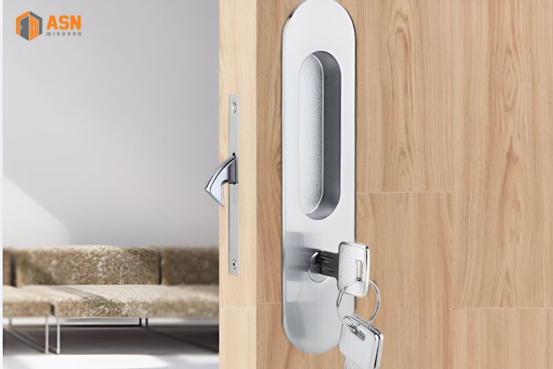 khóa cửa lùa 1 cánh