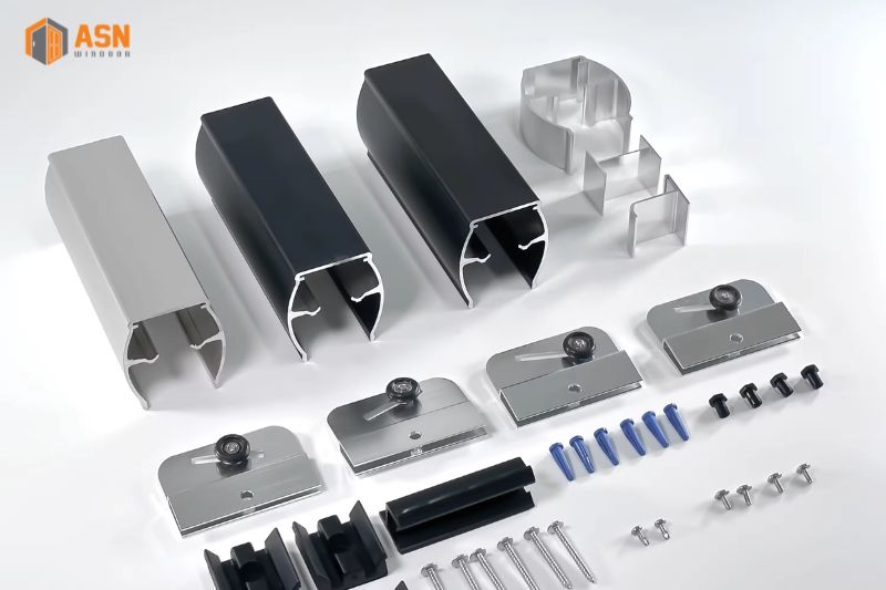 kích thước cửa đi 1 cánh nhôm kính