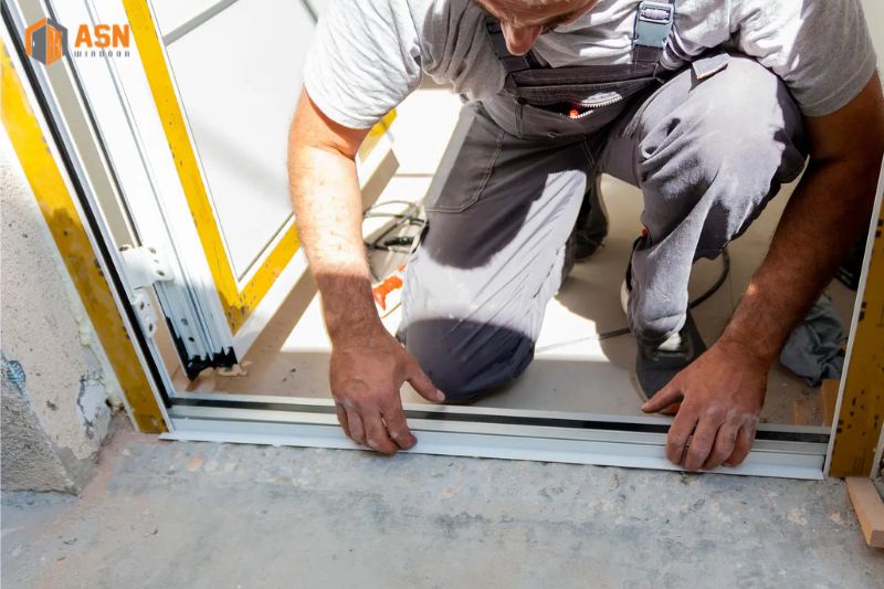 Kích thước cửa đi 1 cánh nhôm Xingfa