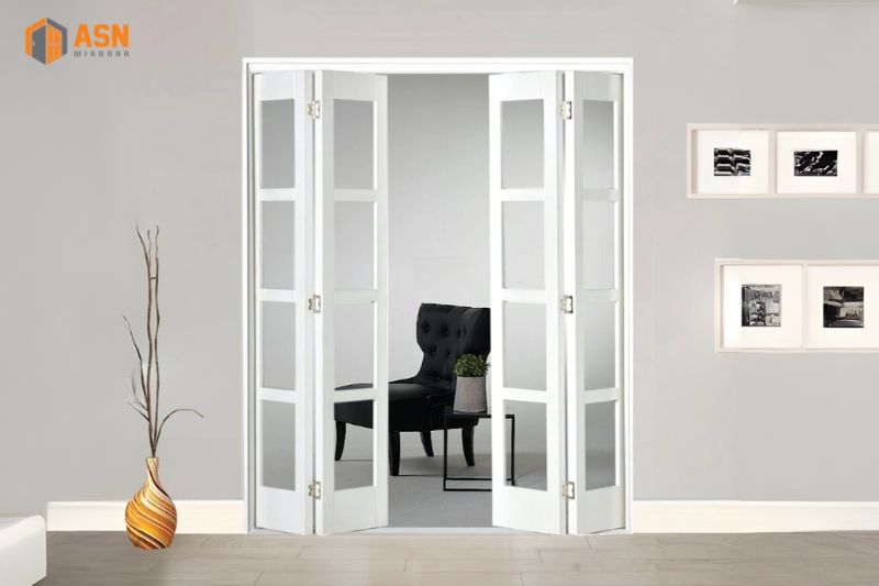 mẫu cửa 4 cánh