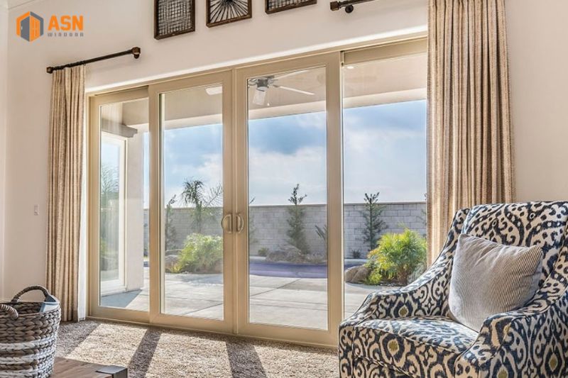 mẫu cửa chính 4 cánh đẹp